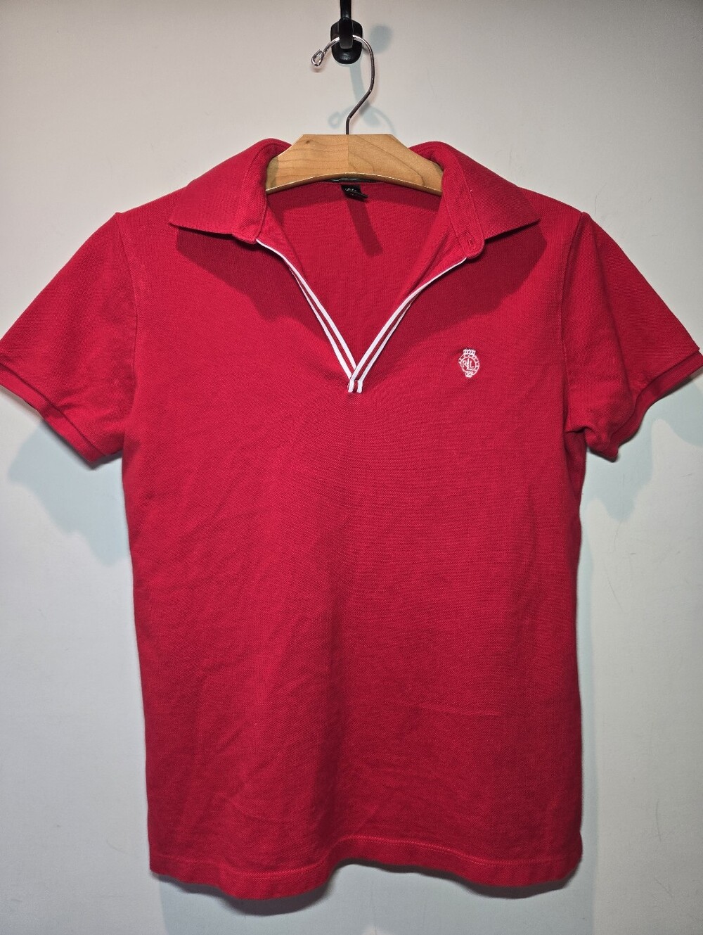 Lauren Active Ralph Lauren Golf Polo Vintage Red Women's Small Preppy Athletic